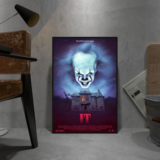 IT Poster, Pennywise Poster, Wall Decor