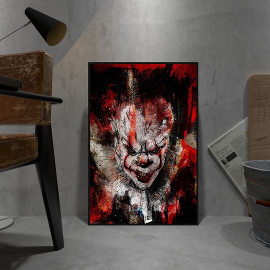IT Poster, Pennywise Poster, Wall Decor