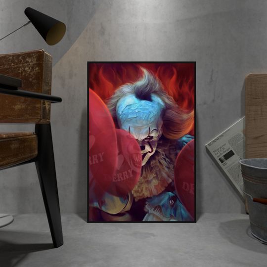 IT Poster, Pennywise Poster, Wall Decor