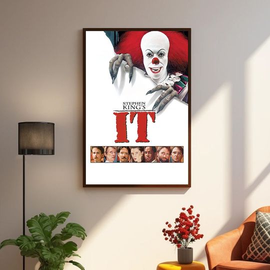 IT Poster, Pennywise Poster, Wall Decor