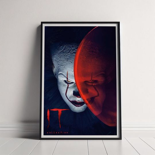 IT Poster, Pennywise Poster, Wall Decor