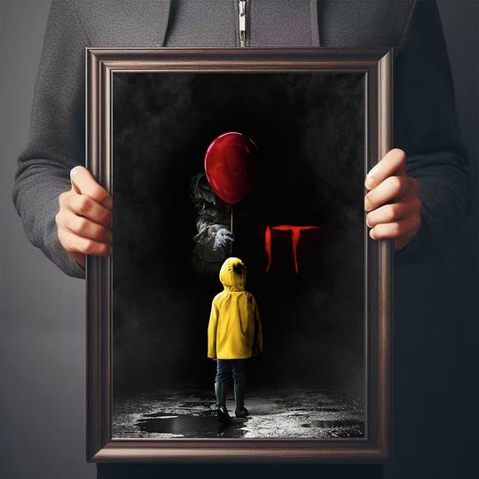 IT Poster, Pennywise Poster, Wall Decor