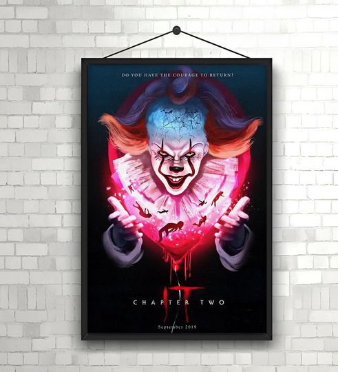 IT Poster, Pennywise Poster, Wall Decor