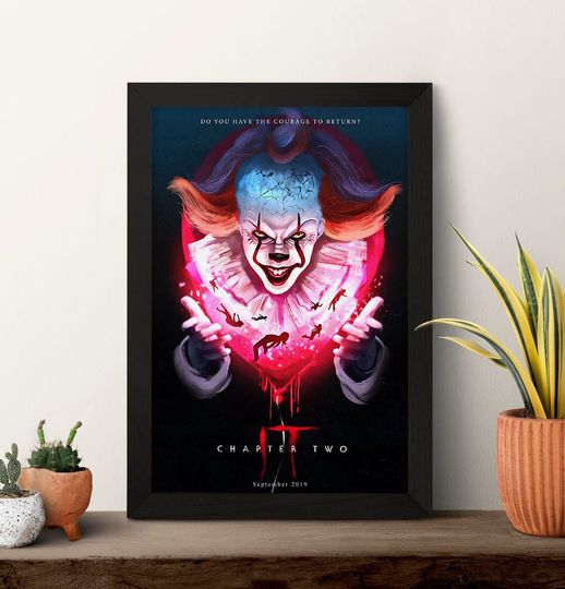 IT Poster, Pennywise Poster, Wall Decor