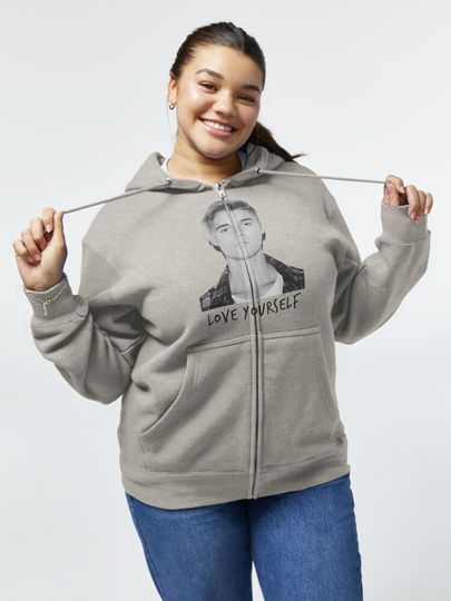 Justin - Justin Bieber World Tour Zipped Hoodie