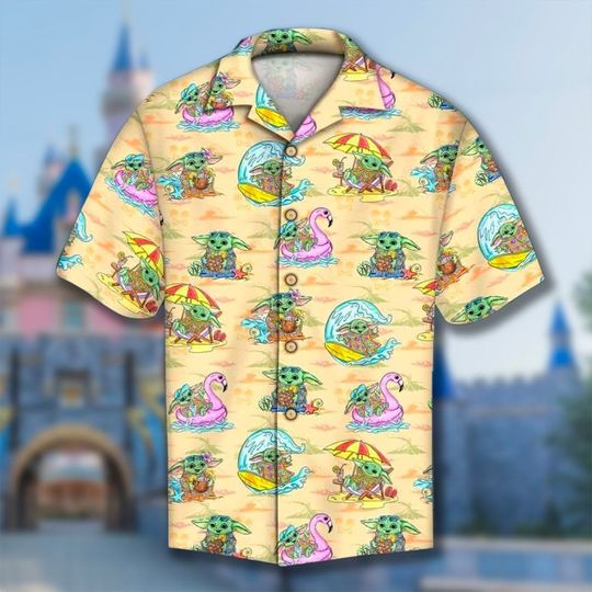 Alien Sunbathing Hawaiian Shirt