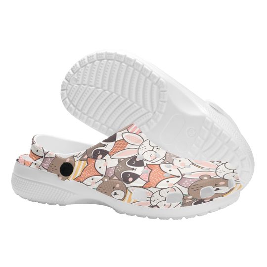 Animal Print Clogs