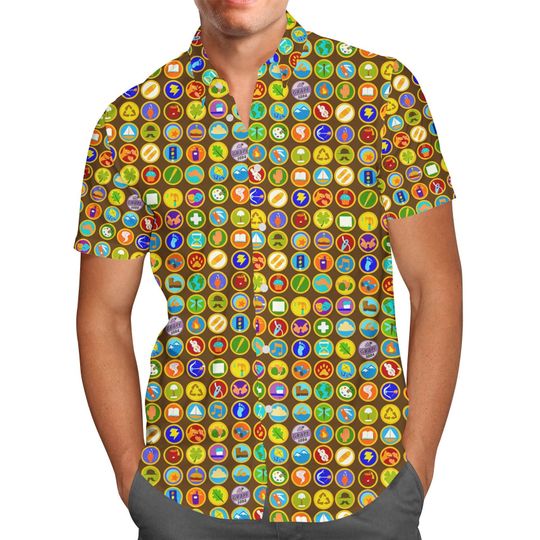 Wilderness Explorer Badges  - Up Inspired Disney Hawaiian