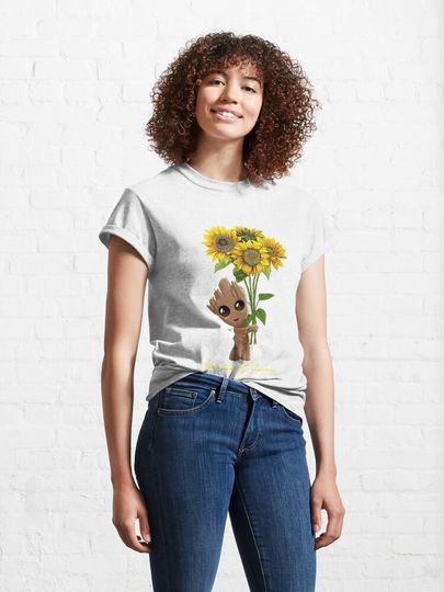 Groot Character Cartoon graphic T-Shirt