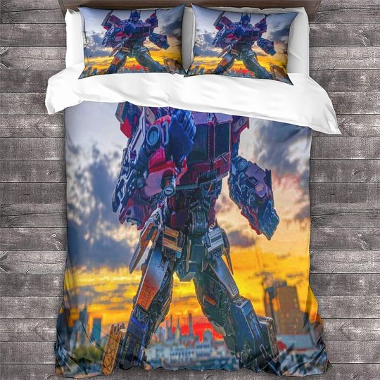 Transformers Set 3D Printed Kids Bedding