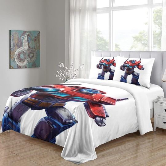 Transformers Optimus Prime Robot Movie 3D Bedding Set