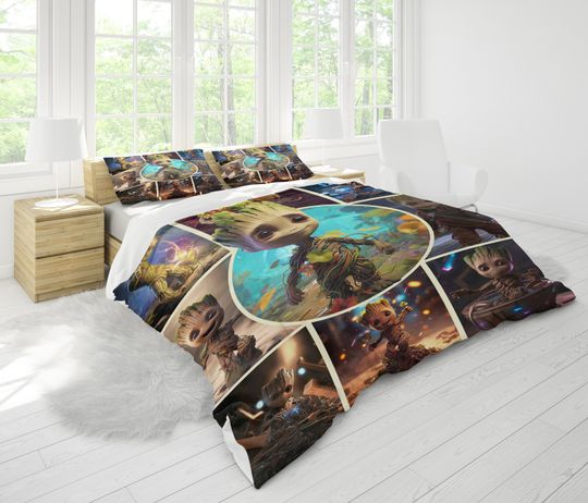 Groot Bedding Set, Bedroom Decoration