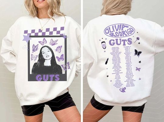 Olivia Rodrigo Guts Tour 2024 Sweatshirt