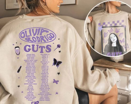 Olivia Rodrigo Guts Tour 2024 Sweatshirt