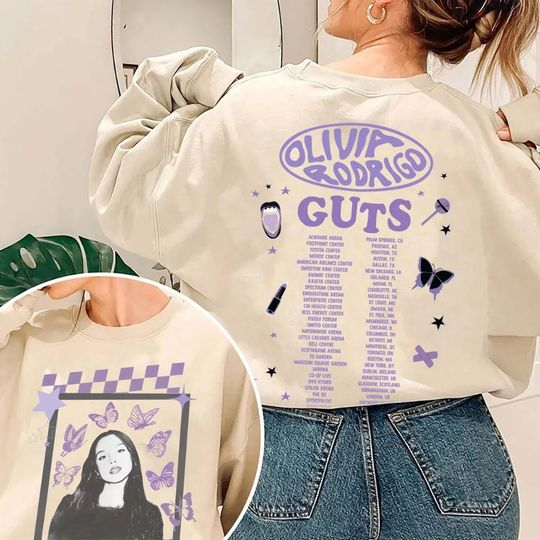 Olivia Rodrigo Guts Tour 2024 Sweatshirt