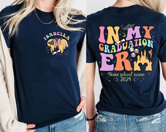 Two-sided In my Graduation Era Disney Double Sided Shirt