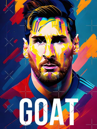 Messi The Goat Pullover Sweatshirt