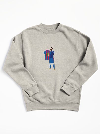Messi Iconic Celebration Pixel Pullover Sweatshirt