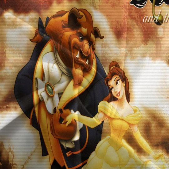 FINLIX Beauty and the Beast Bedding Set Anime