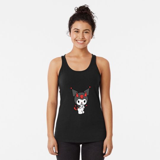 Kuromi Devil Racerback Tank Top