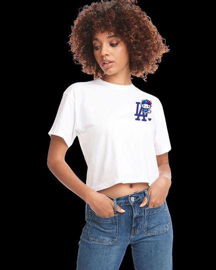 Hello Kitty LA Dodgers t-shirt