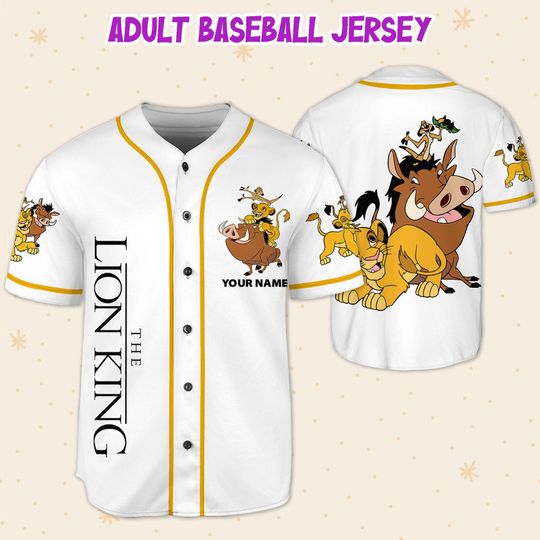 Custom Disney The Lion King Hakuna Matata Simple, Custom Baseball Jersey