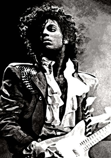 Prince Rogers Nelson Art - Rock Music Wall Design