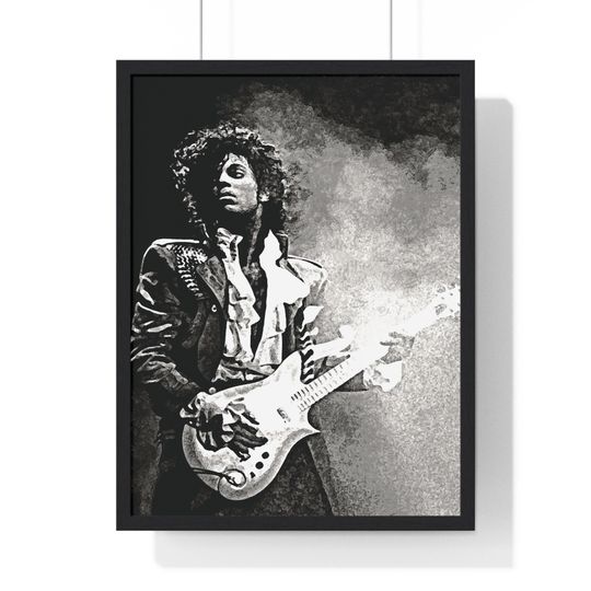 Prince Rogers Nelson Art - Rock Music Wall Design