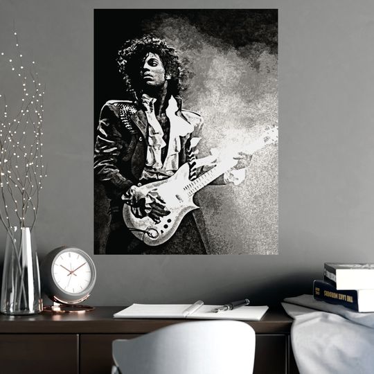 Prince Rogers Nelson Art - Rock Music Wall Design