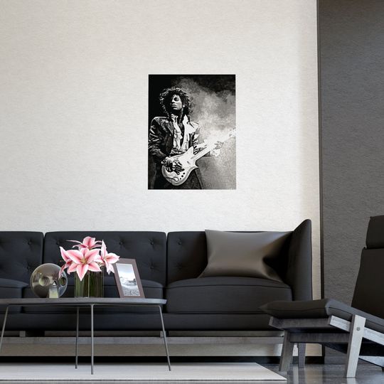 Prince Rogers Nelson Art - Rock Music Wall Design