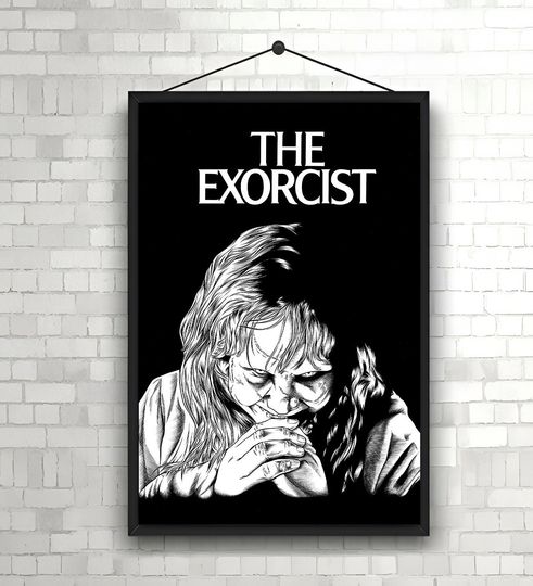 The Exorcist Minimal Artwork Classic Horror Alternative Poster