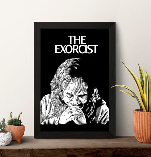 The Exorcist Minimal Artwork Classic Horror Alternative Poster