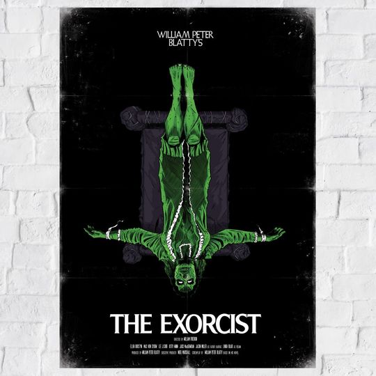 Exorcist alternative movie poster print horror