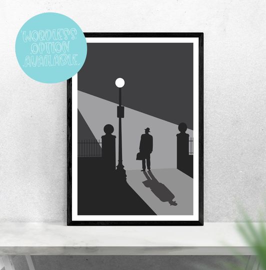 The Exorcist poster, minimalist film print - William Peter Blatty