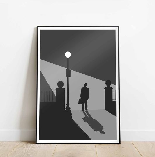 The Exorcist poster, minimalist film print - William Peter Blatty