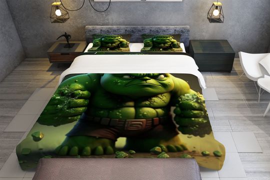The Hulk Bedding Set, Super Hero Bedroom Decoration