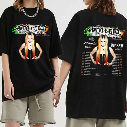 Avril Lavigne 2024 Tour Double Sided Shirt