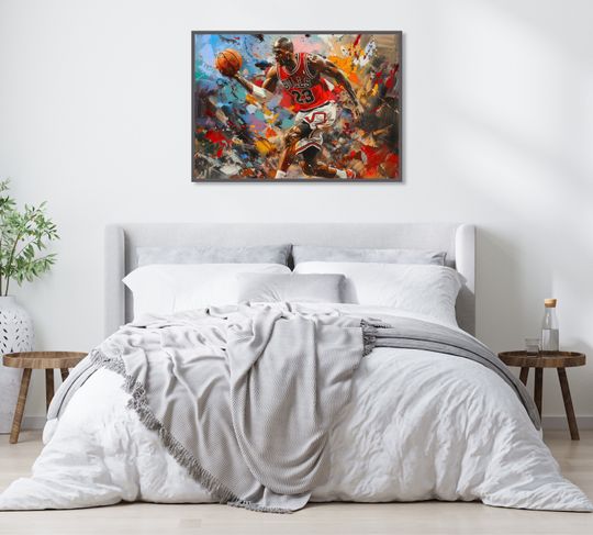 Michael Jordan Motivational Basketball Wall Art Poster