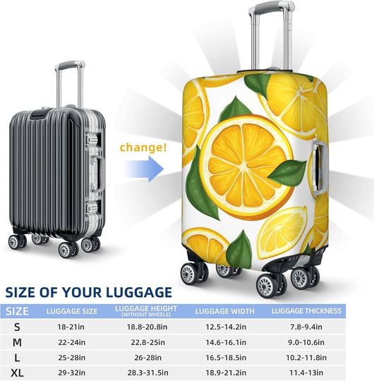 Lemon Theme Luggage, Fruit Merch