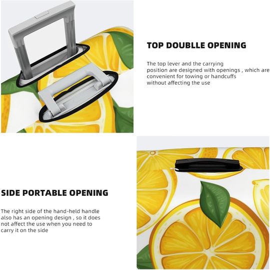Lemon Theme Luggage, Fruit Merch
