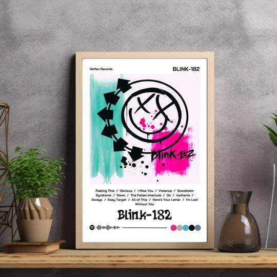 B182 Album Poster, Pop Punk Wall Art.