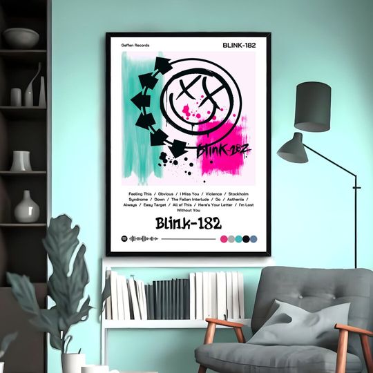 B182 Album Poster, Pop Punk Wall Art.