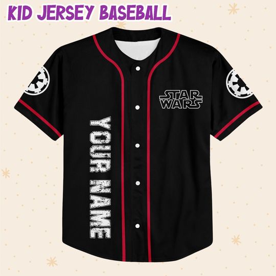 Personalize Starwar Darth Maul Scimitar Baseball Jersey