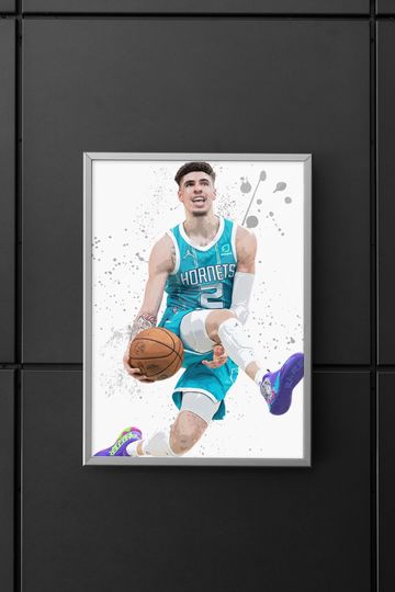 Lamelo Ball Poster Print, Wall Art Decor, Best Home Decor Gift