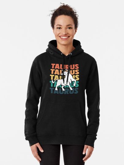 Taurus Zodiac Birthday Pullover Hoodie
