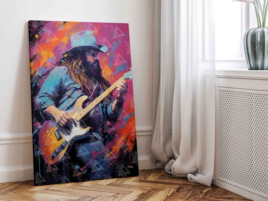 Chris Stapleton Poster, Home Decorf