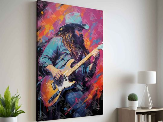 Chris Stapleton Poster, Home Decorf