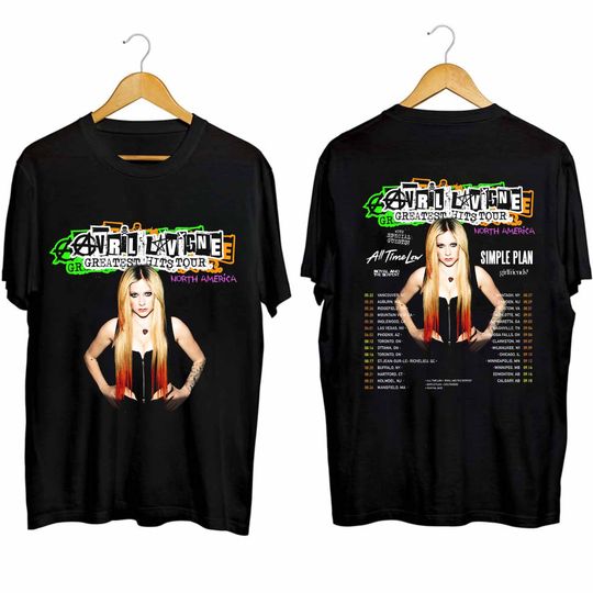 Avril Lavigne 2024 Tour Shirt, Avril Lavigne Fan Shirt