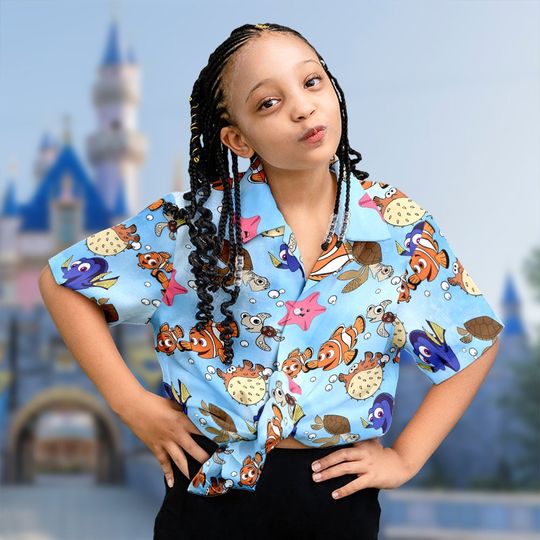 Fish And Turtle Hawaii Beach Shirt, Starfish Button Up Shirt Holiday