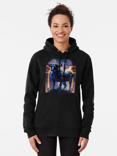 Taurus Astrology Pullover Hoodie, Gifts for Taurus